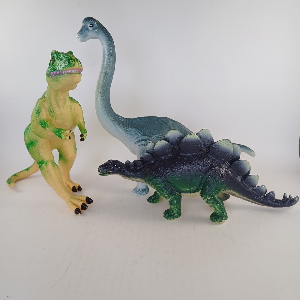 Vintage Learning Resources‎ Jumbo Dinosaurs Lot Of 3 5"-10"